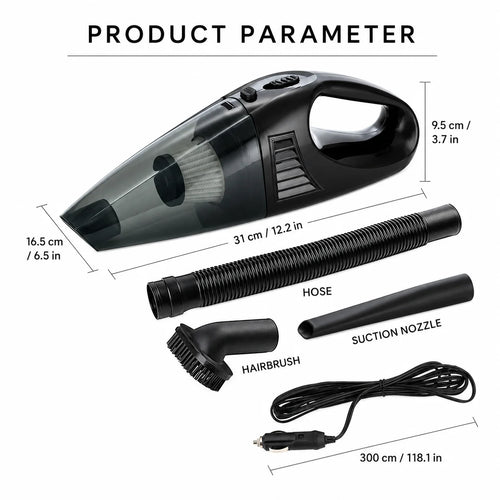 12V 120W Car Vacuum Cleaner Portable Wet And Dry Dual-Use Vacuum Cleaner Powerful Handheld Mini Vaccum Cleaners High Suction