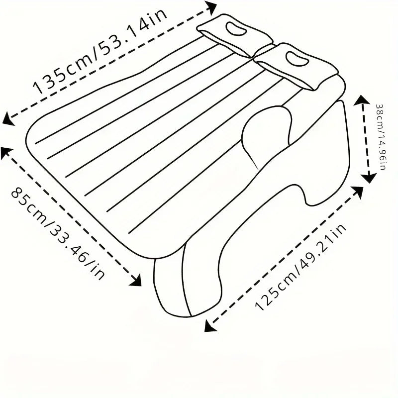 Car Travel Bed Automatic Air Mattress Sleeping Pad Inflatable BackSeat Bed Outdoor Cushions Camping Sofa Bed Accessories for Car