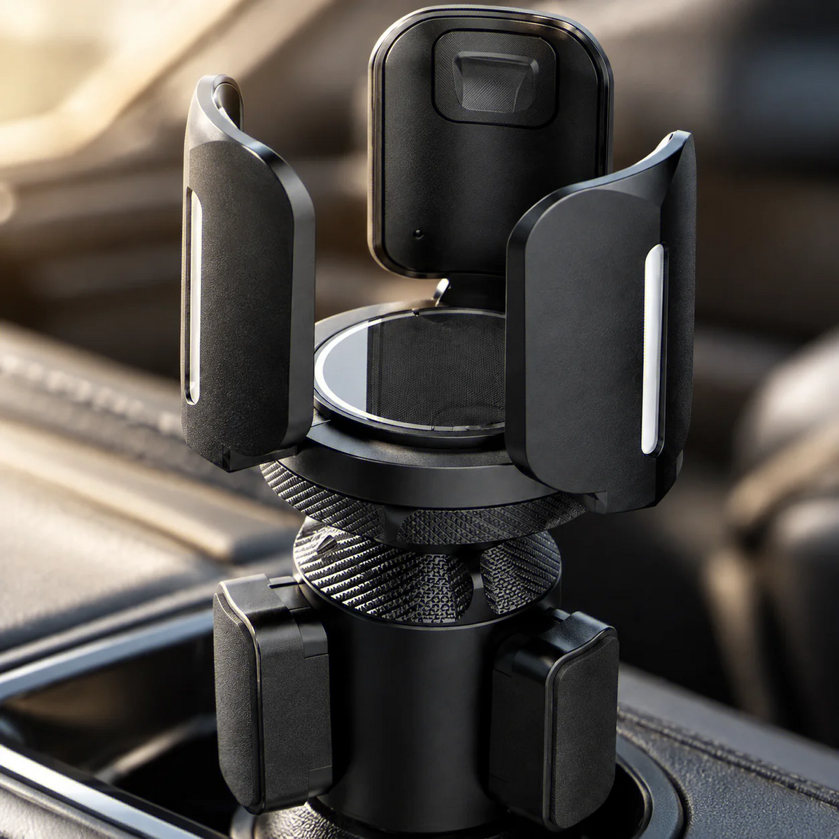 HTMCK All Purpose Cup Holder Expander for Car Organizer Adapters Holders Universal Compatible with 2.56" to 5.51"