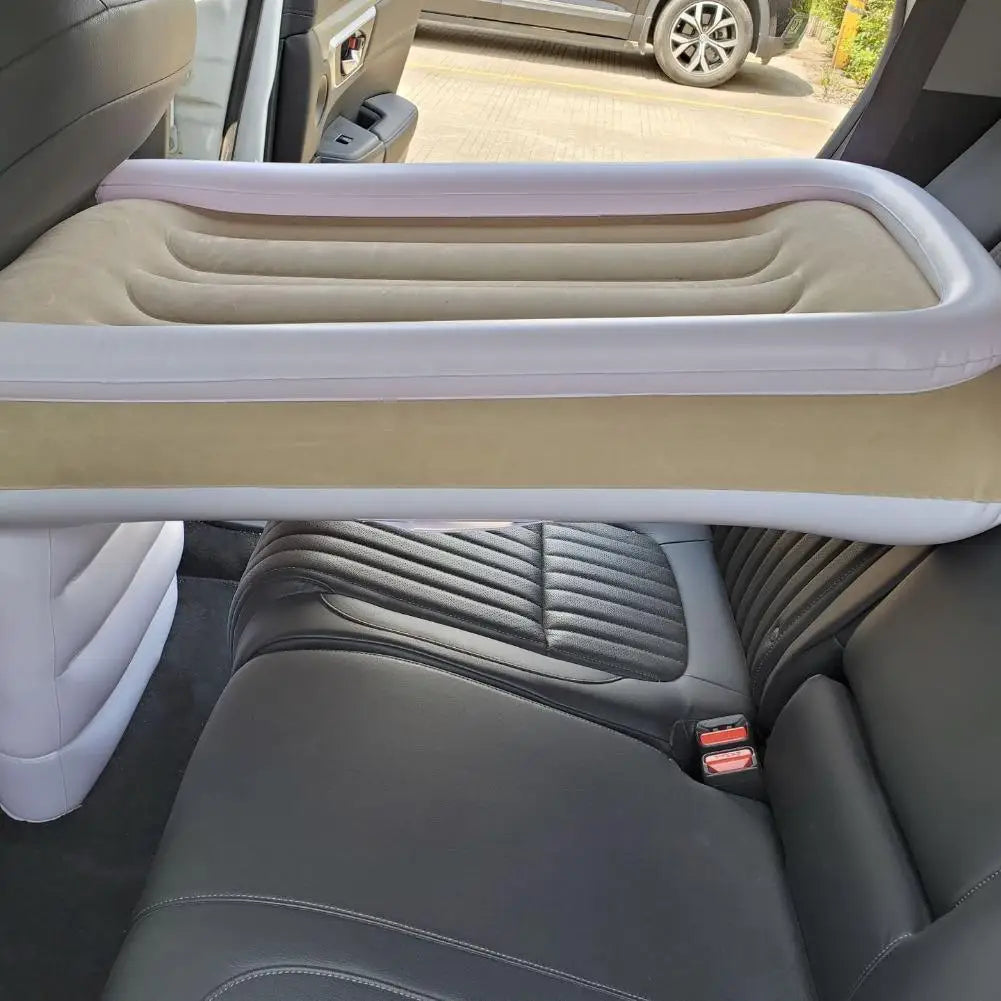 Car Inflatable Bed for Kids Baby Airplane Bed | Flocking Toddler Air Mattress | Universal Travel Sleep Bed with Pump Safety Belt